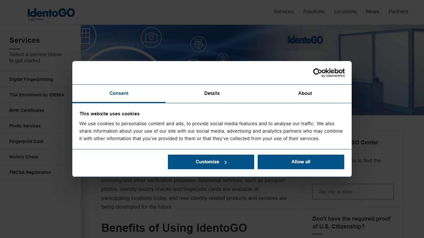 Services Provided by IdentoGO | Identogo