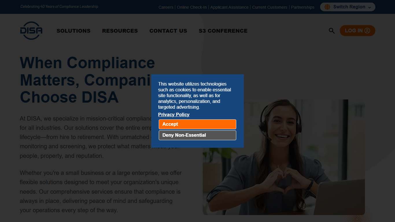 Workforce Compliance & Screening Solutions | DISA