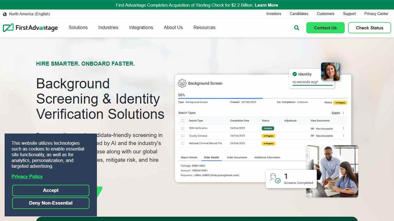 Global Background Checks & Screenings | First Advantage